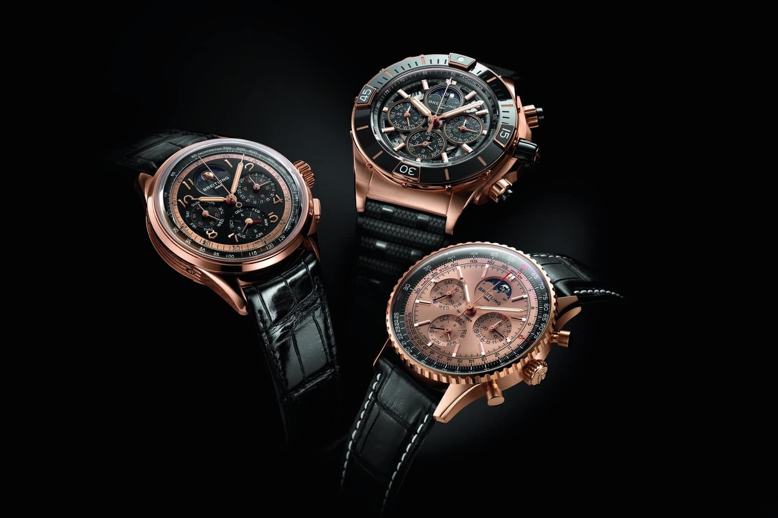 Breitling celebra seus "140 anos de pioneirismo" com novo lançamento: seu primeiro relógio de movimento cronógrafo com calendário perpétuo